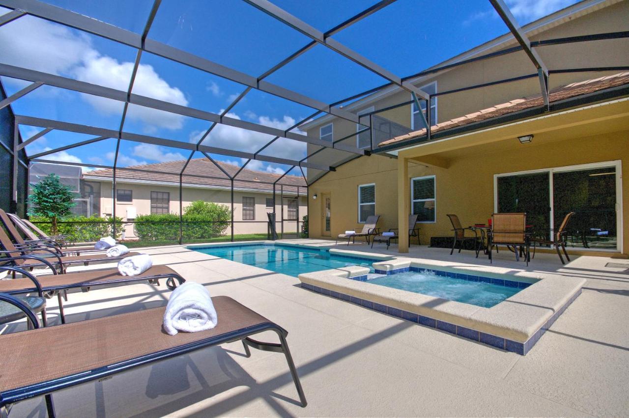 קיסימי South Facing Pool Near Disney 5 Bed Luxury מראה חיצוני תמונה